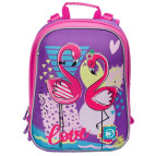 Рюкзак (ранец) школьный каркасный Yes 558017 Flamingo H-12 38*30*15см + ПОДАРОК ТМ YES