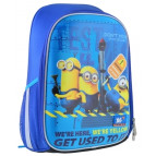 Рюкзак (ранец) школьный каркасный 1Вересня 557714 Minions H-27 36*25*13см + ПОДАРОК ТМ YES