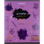 Тетрадь школьная предметная А5+ 168*203мм 48л. Kite в клетку, История K21-240-04