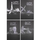 Блокнот А5 36л. Лидер черные страницы А5-678