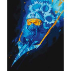 Картина раскраска по  номерам на холсте - 40*50см ArtCraft 10358-NN Привидение