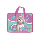 Папка-портфель А4 Kidis пластик на молнии FC 13089 So cute
