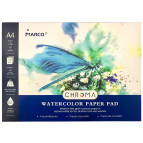 Бумага-склейка для акварели А4 (210*297), 300г/м2, 15л, Medium fine grain paper Marco 1071A-15CBP