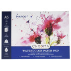 Бумага-склейка для акварели А5 (148*210), 300г/м2, 15л, Medium fine grain paper Marco 1071B-15CBP