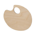 Палитра Украина Тарт деревянная №4 овальная 22*27см