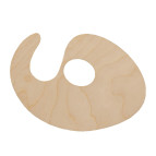 Палитра Украина Тарт деревянная №5 овальная 20*28см