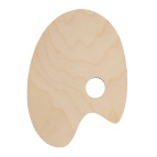 Палитра Украина Тарт деревянная №9 овальная 21*30см