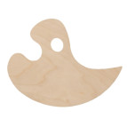 Палитра Украина Тарт деревянная №10 овальная 25*34,5см