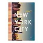 Ежедневник А5 (14,2*20,3см) недатированный Бриск 3В-43 Декор №4434-2 Нью-Йорк 59312