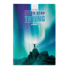 Ежедневник А5 (14,2*20,3см) недатированный Бриск 3В-43 Декор №4434-6 Полярное сияние 59316