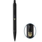 Ручка шариковая Parker 22932_TR IM 17 Achromatic Black Тризубец