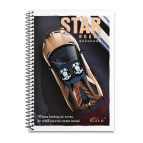 Блокнот на спирали А6 48л. бок БРИСК Gold СБВ-16 №6771