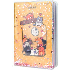 Блокнот А6 80л. Kite обложка с жидкостью и паетками K22-231-4 Cats