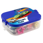 Пластилин восковый в боксе Kite Hot Wheels в пластиковом боксе 7 цв. по 54гр + 8 инструментов HW22-080
