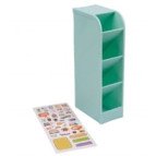 Подставка канцелярская Yes 470494 My story mint + наклейки