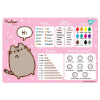 Подложка на стол Yes пластиковая 42,5*29см англ. Pusheen the cat 492061