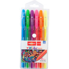 Ручки гелевые Unimax набор 6шт Trigel Neon UX-143