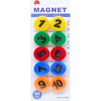 Магниты Д3см 10шт LKC Цифры от1 до 10 12314-10