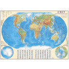 Карта Политическая карта мира 110*77см Ламинация М1:32000000