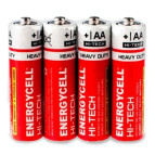 Батарейка АА (пальчиковая) Energycell 1шт  EN15HT-S4 солевая R6 AA4 SHRUNK