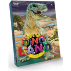 Набор для творчества DankoToys DT DL-01-01U 7в1 Dino Land игры, творчество (укр)