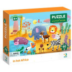 Пазлы dodo 60 элементов Жаркая Африка 300376