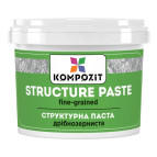 Паста структурная Art Kompozit 1000 мл акриловая, мелкозернистая Белая 521804