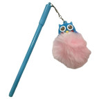 Ручка гелевая с насадкой Сова-брелок Elite ассорти №10983