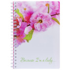 Тетрадь на спирали А4 120 листа пластиковая обложка 3 роздела YES Sakura 681763