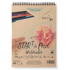 Альбом на спирали Smiltainis для акварели StarT А4 20л. 240г/м белая бумага AS-20(240)TS/F