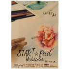 Бумага-склейка для акварели Smiltainis StarT А4 21*29,7см 240г/м 20л. белая AS-20(240)