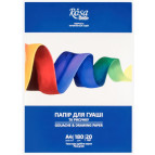 Бумага для гуаши Rosa Studio Папка А4 180г/м2 20 листов Мелкое зерно 16921009