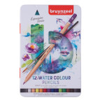 Набор акварельных карандашей Bruynzeel Expression 12шт мет. коробка 60313012