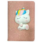 Блокнот со Сквиш Единорог А5 80л, ассорти 5080-4