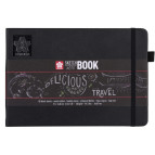 Блокнот для набросков А5 21*14,8см Sakura Sketch 140г/м 80л., блок черный 94141004