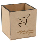 Заготовка для декорирования Rosa Talent (МДФ) Стакан 10*10*10см Мрія 240805