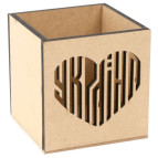 Заготовка для декорирования Rosa Talent (МДФ) Стакан 10*10*10см Украина 240802