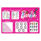 Подложка на стол Yes пластиковая 42,5*29см англ. Barbie 492056