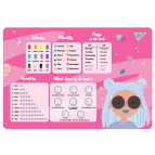 Подложка на стол Yes пластиковая 42,5*29см англ. Cosmos 492054