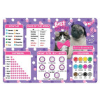 Подложка на стол Yes пластиковая 42,5*29см англ. Keith Kimberlin 492058