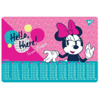 Подложка на стол Yes пластиковая 42,5*29см с таблицей умножения Minnie Mouse 492045