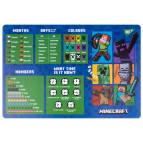 Подложка на стол Yes пластиковая 42,5*29см англ. Minecraft 492067