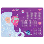 Подложка на стол Yes пластиковая 42,5*29см англ. Cosmos 492040