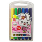 Фломастеры 12цв. Color Pen трехгранные 204-12