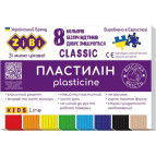 Пластилин 8цв. ZiBi 160г Classic ZB.6231