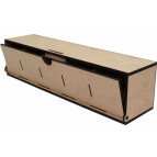 Заготовка МДФ Органайзер для чая 5 ячеек 43*11*11см ROSA Talent 2862109