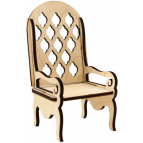 Заготовка кукольной мебели Rosa Talent (фанера) набор 2шт Кресло-2 классик 6*7,2*10см 287429