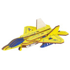 Деревянная сборная 3D модель WoodCraft Истребитель-4 (18,8*13,2*5см) XA-G041H