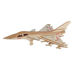 Деревянная сборная 3D модель WoodCraft Истребитель-7 (31*18,5*12,2см) XA-G025H