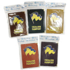 Обложка для Паспорта Украина загран, Флаг нубук 08-Па